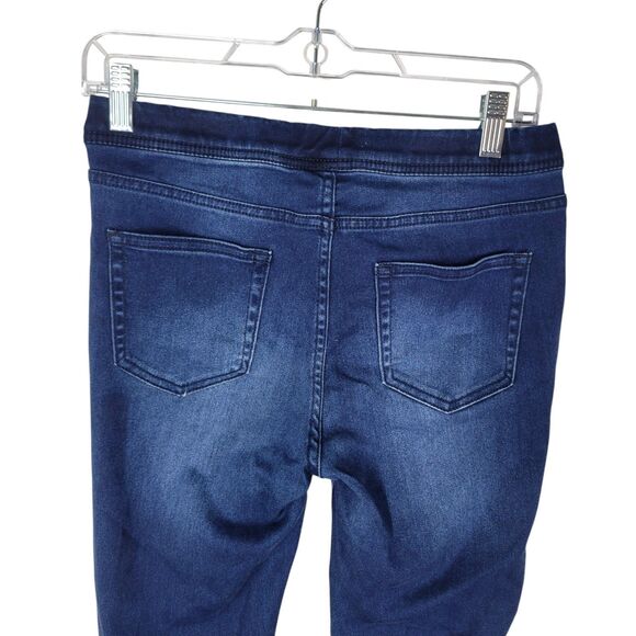 Route 66 Womens Size S Blue Solid Pull On Skinny Jegging Jeans - Picture 4 of 11
